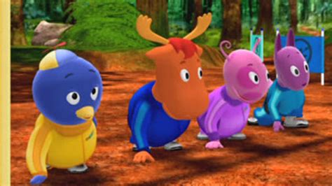 After about twenty seconds of explanation, the three come to a large canyon where their voices echo. . The backyardigans season